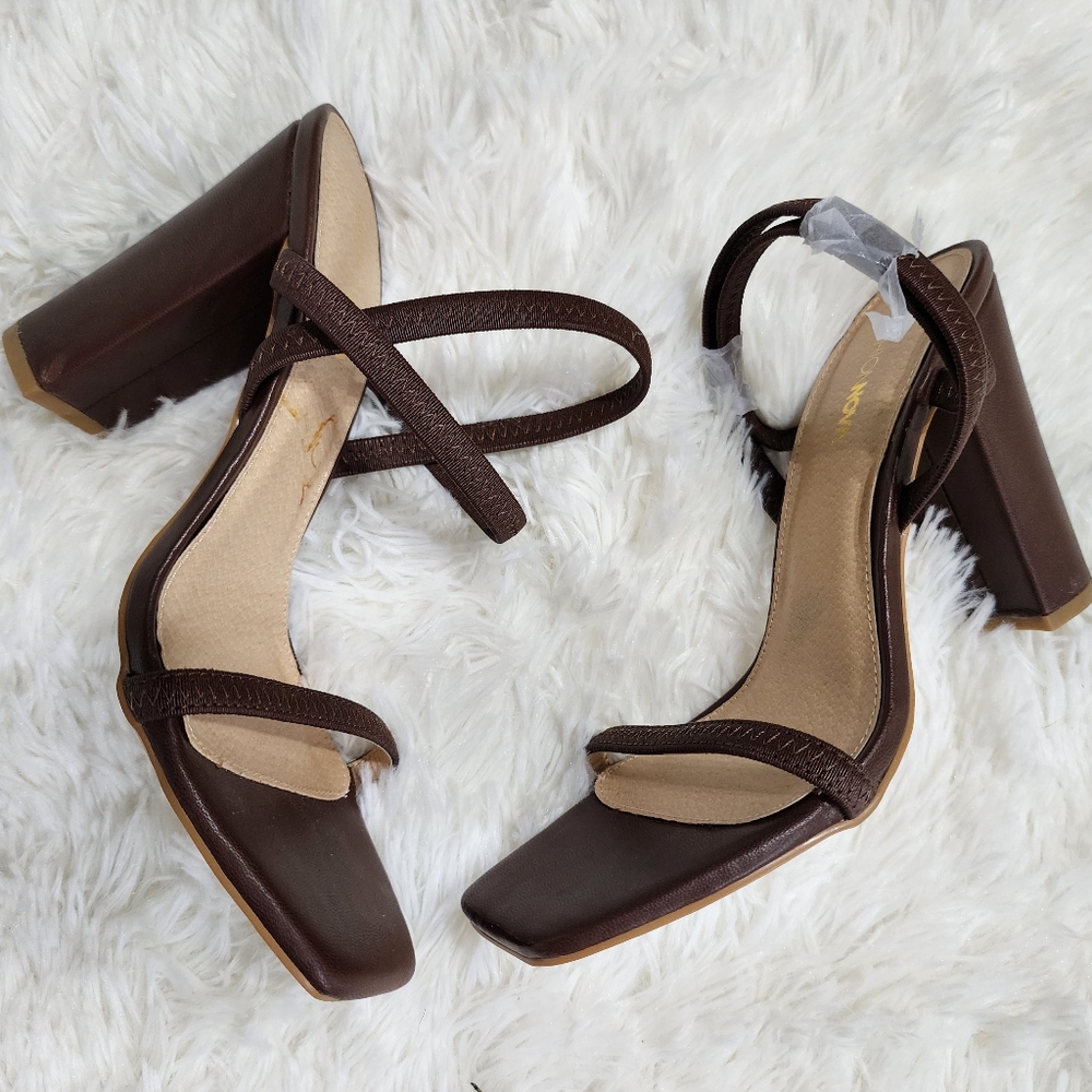 Elegant Brown Women's Heels